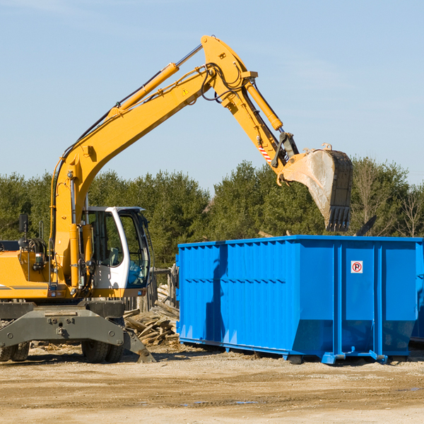 what are the rental fees for a residential dumpster in Morristown